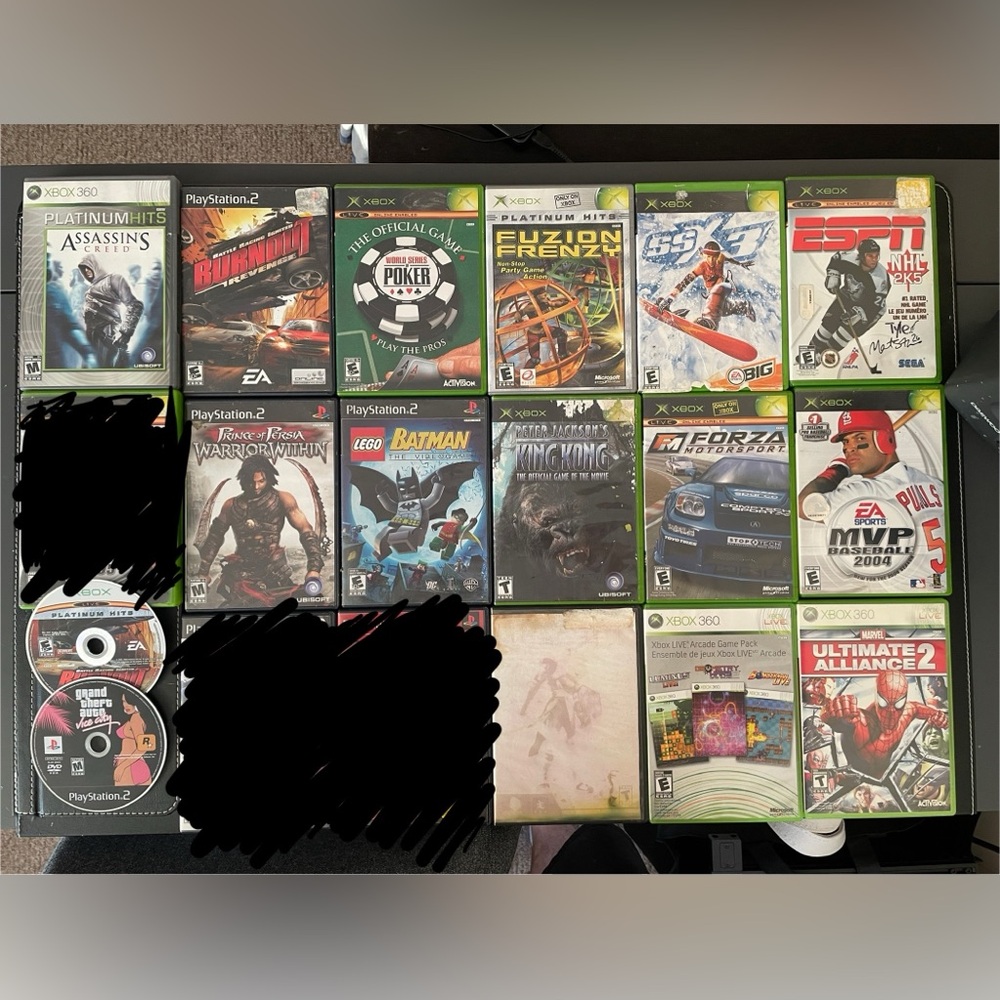 Lot of 16 games, UNTESTED